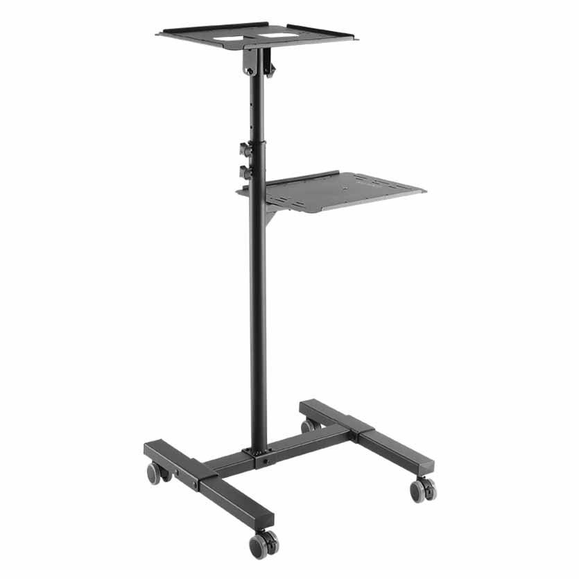 LOGILINK BP0069 PROJECTOR/LAPTOP TROLLEY, HEIGHT ADHUSTABLE, TILT 10KG