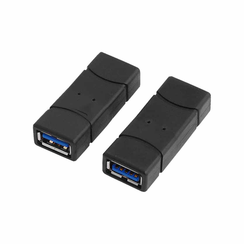 LOGILINK, AU0026 USB 3.0 A-FEMALE TO A-FEMALE ADAPTER BLACK