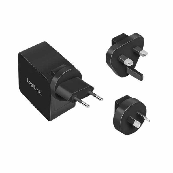 LOGILINK, PA0302 USB SOCKET TRAVEL ADAPTER, 65W 1xUSB-C GaN TECHNOLOGY