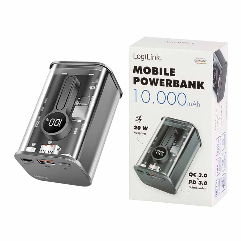 PA0306 POWERBANK 10000mAh LOGILINK