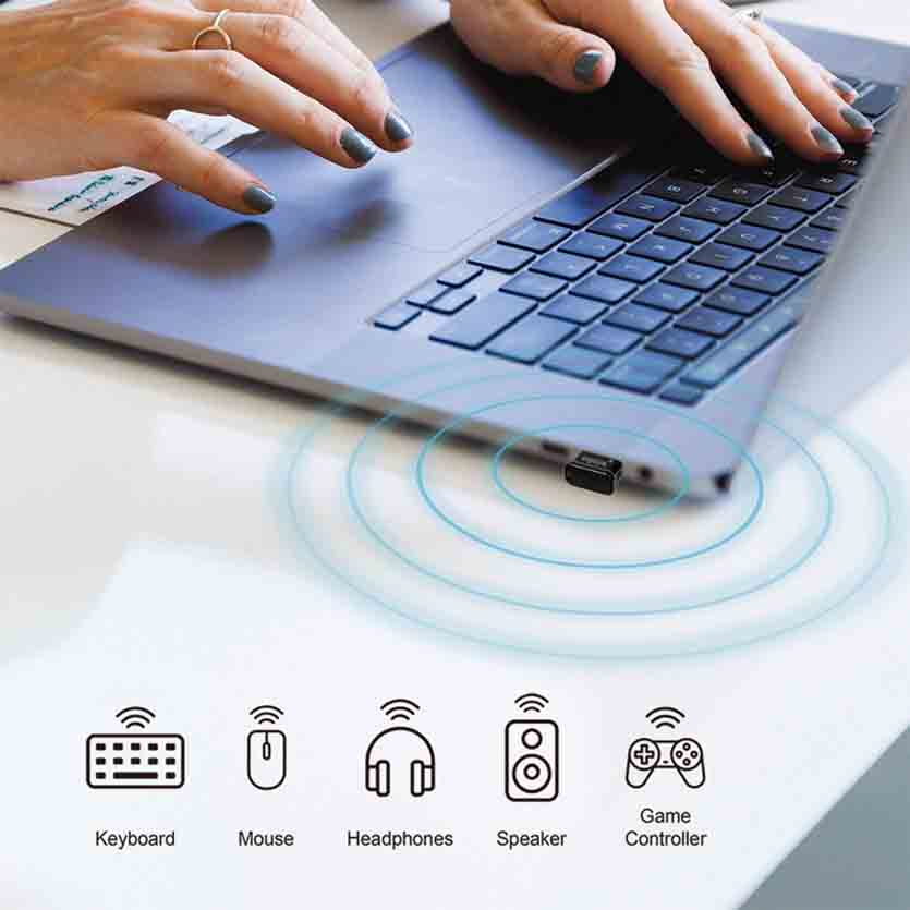 LOGILINK, BT0066 BT 5.3 DONGLE, USB-A, UP TO 20m RANGE, WITH LED