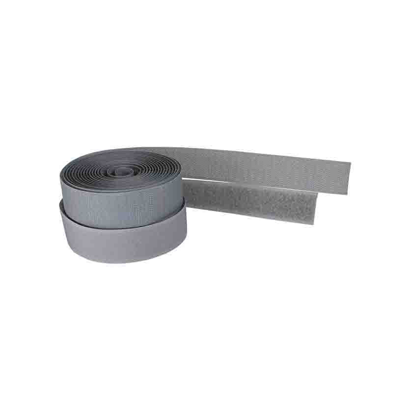 INLINE 59935A 3m HOOK AND LOOP FASTENER CABLE TIES 2pcs 25mm GREY