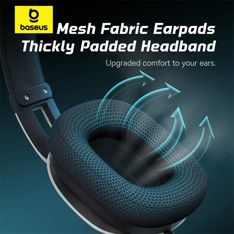 Baseus GoPlay 1 Max Headphones Wired Gaming 3.5mm White