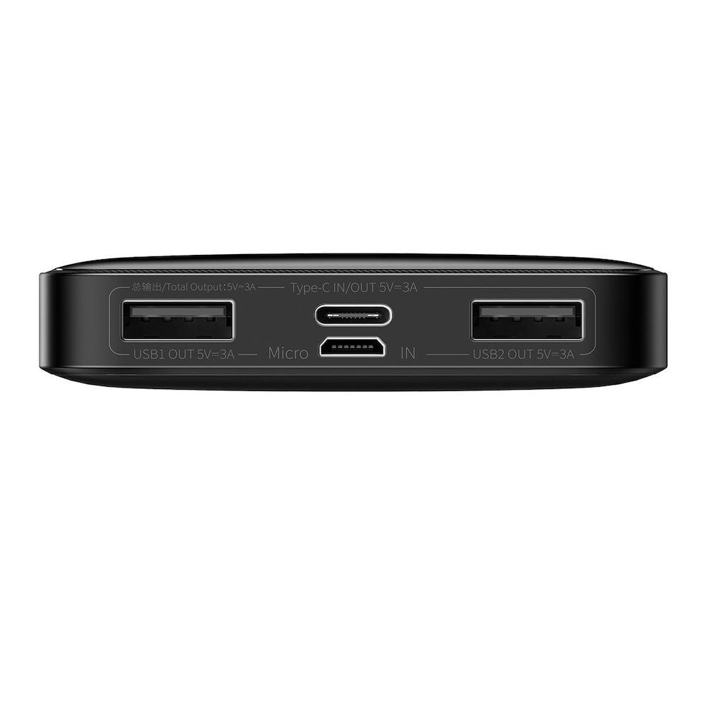 Baseus Powerbank 15W 10000mAh Bipow Black