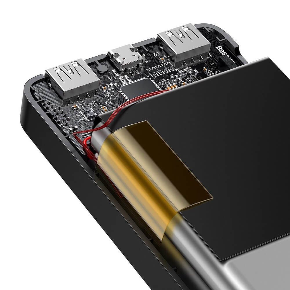 Baseus Powerbank 15W 10000mAh Bipow Black