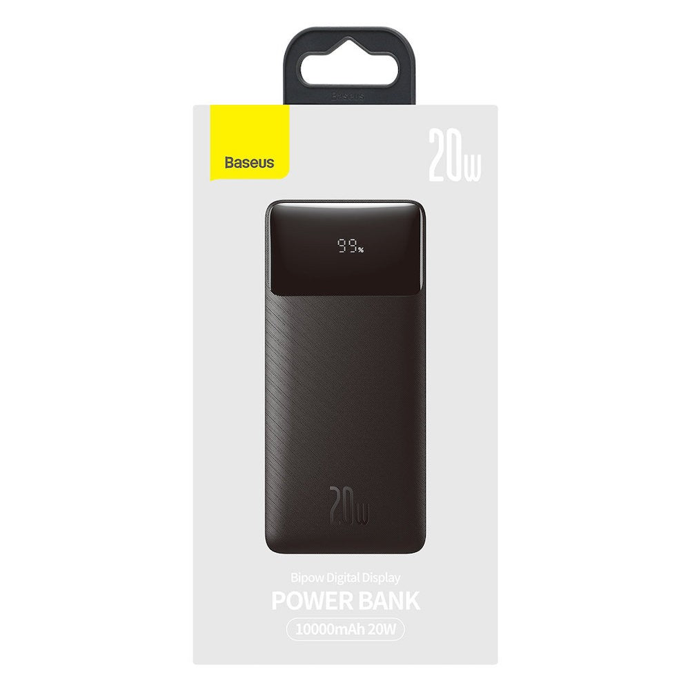 Baseus Powerbank 20W 10000mAh Bipow Black