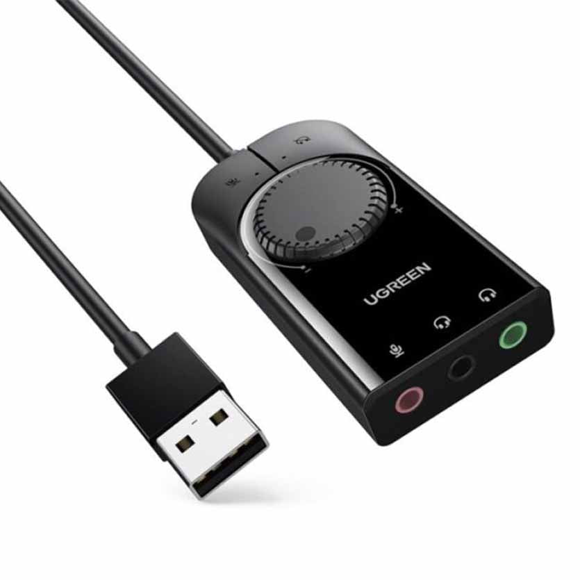UGREEN 40964 SOUND CARD USB2.0 BLACK