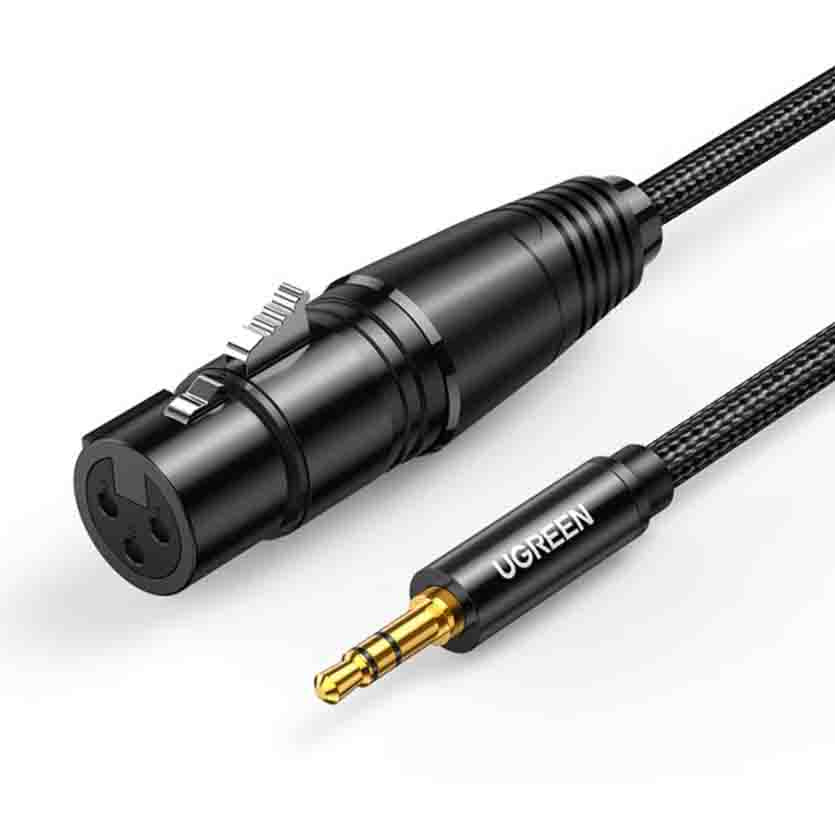 UGREEN 20244 2m AUDIO EXT XLR to 3.5mm JACK F/M