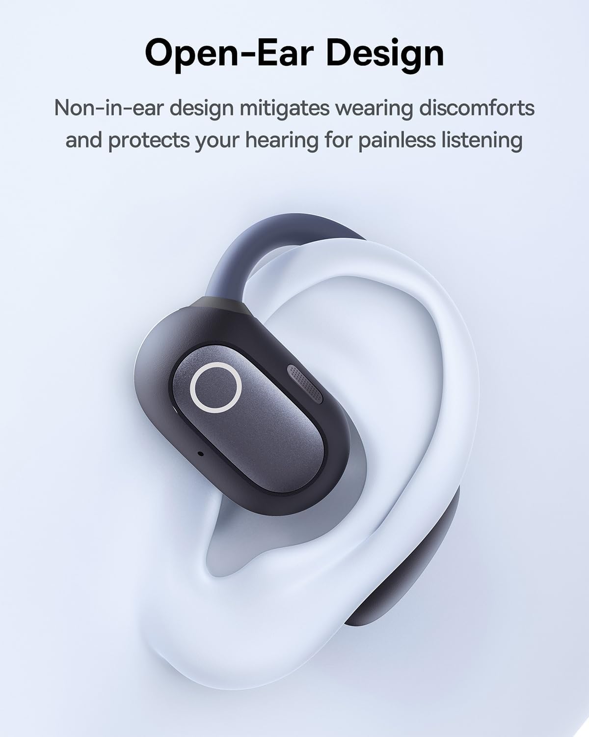 Baseus Headphones Open Ear TWS Eli Sport 1 Black