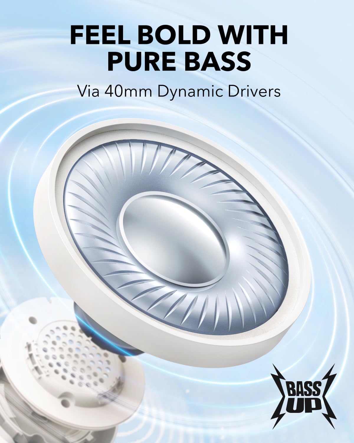 Anker H30i Soundcore Headphones White