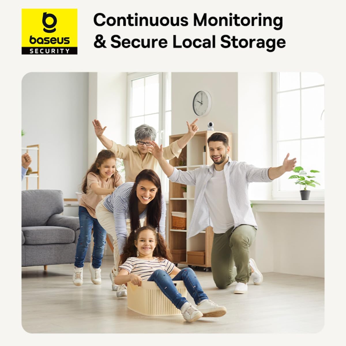 Baseus Security P1 Lite Indoor Camera 2K White EU