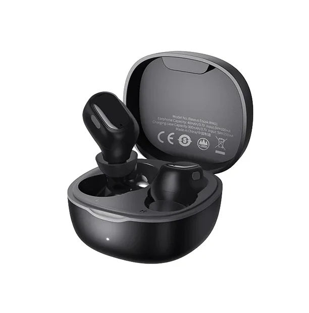 Baseus WM01 Headphones In Ear TWS Encok Black