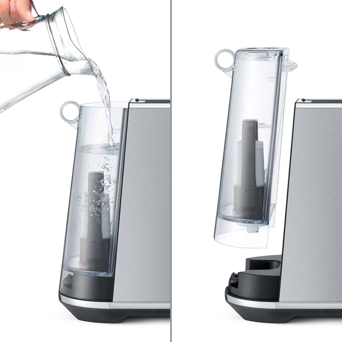 SAGE SES450SST4GUK1 The Bambino Espresso Machine, Sea Salt