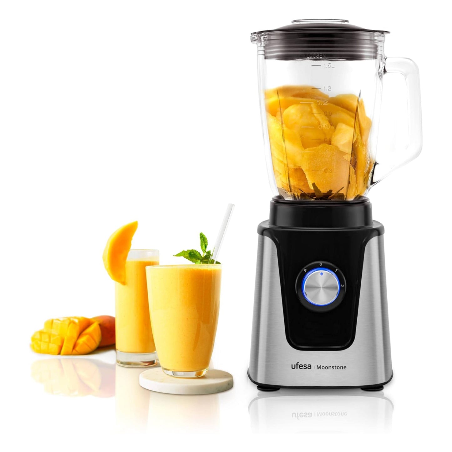 UFESA Moonstone Blender 1500 Watts Silver/Black