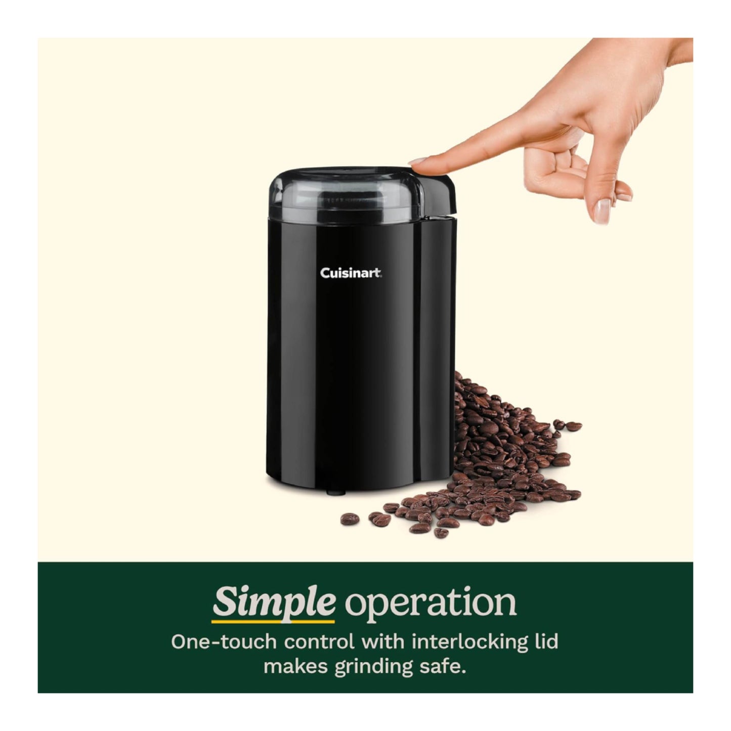 CUISINART DCG20BKNU Coffee Bean Grinder Black