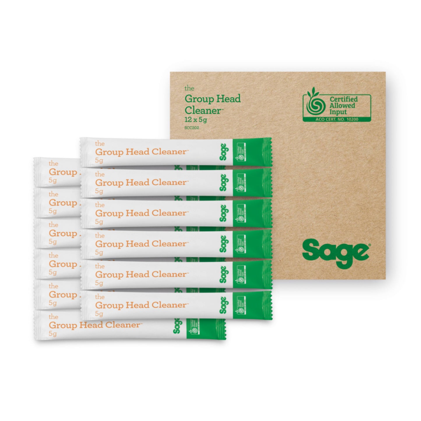 SAGE SCC202NEU0ZEU1 Espresso Machine Group Head Cleaner, 12 Pieces