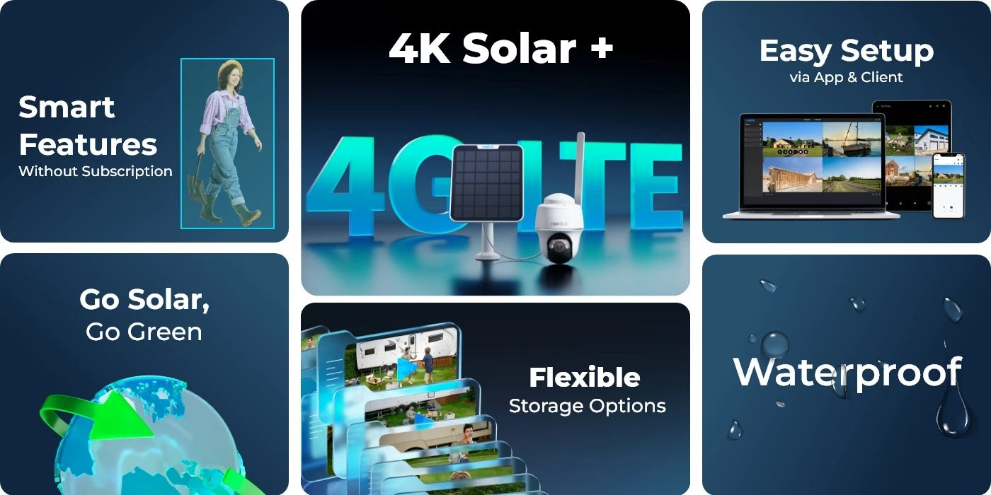 Reolink G440 (GO PT Ultra) Outdoor 4G PTZ 4K Battery Camera