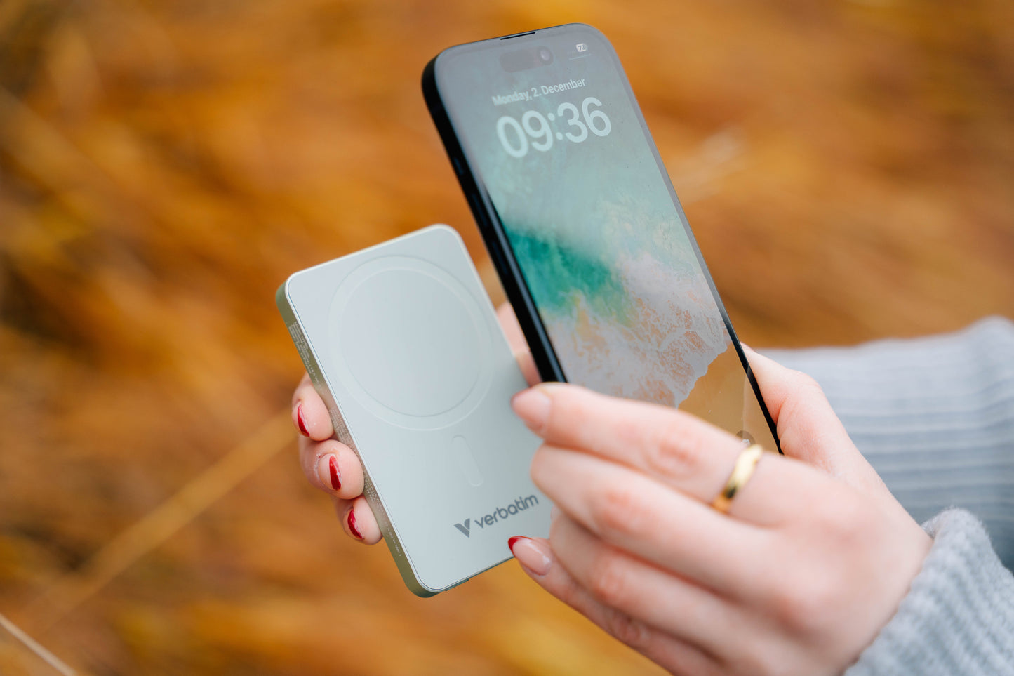 Verbatim Powerbank Wireless Magnetic 10000 Green 32228