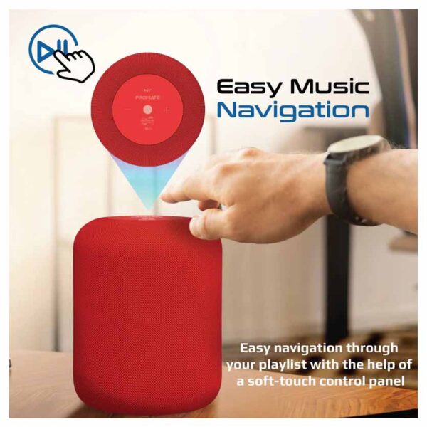 PROMATE BOOM-10.RED 10W SPEAKER WIRELESS HD PROSTREAM