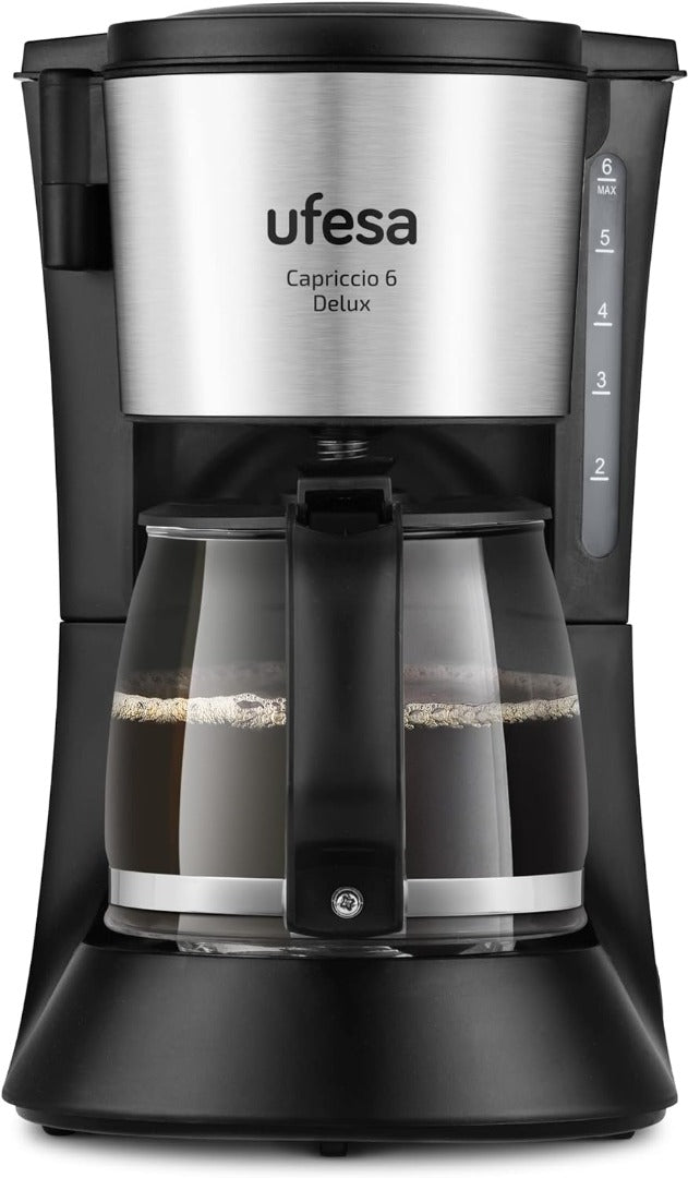 UFESA CG7115 DRIP COFFEE MACHINE CAPRICCIO 6 DELUX 600W BLACK