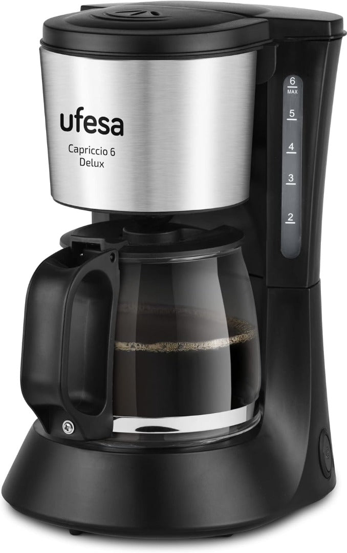 UFESA CG7115 DRIP COFFEE MACHINE CAPRICCIO 6 DELUX 600W BLACK