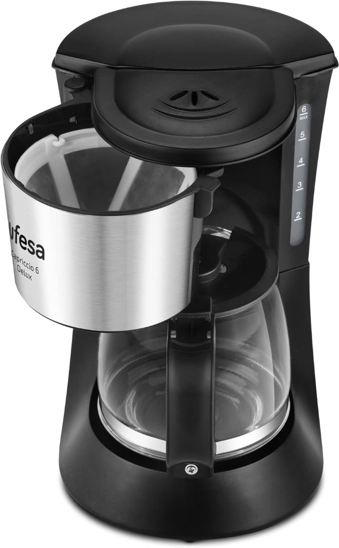 UFESA CG7115 DRIP COFFEE MACHINE CAPRICCIO 6 DELUX 600W BLACK