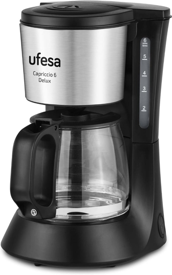 UFESA CG7115 DRIP COFFEE MACHINE CAPRICCIO 6 DELUX 600W BLACK