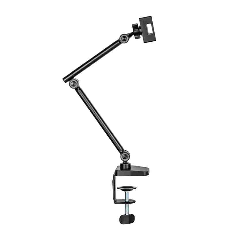 INLINE 55721S TABLE HOLDER WITH TABLE CLAMP, UP TO 12.9”, BLACK