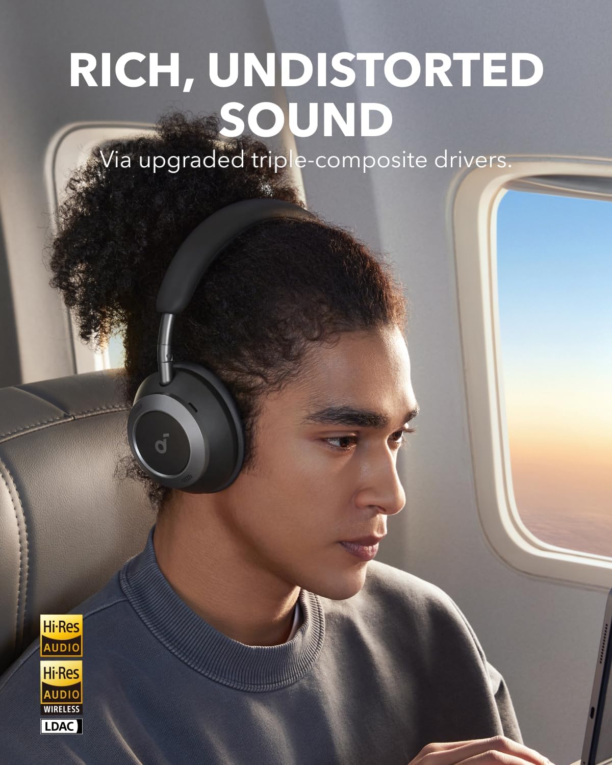 Anker Soundcore Headphones HiRes Space One Pro Black