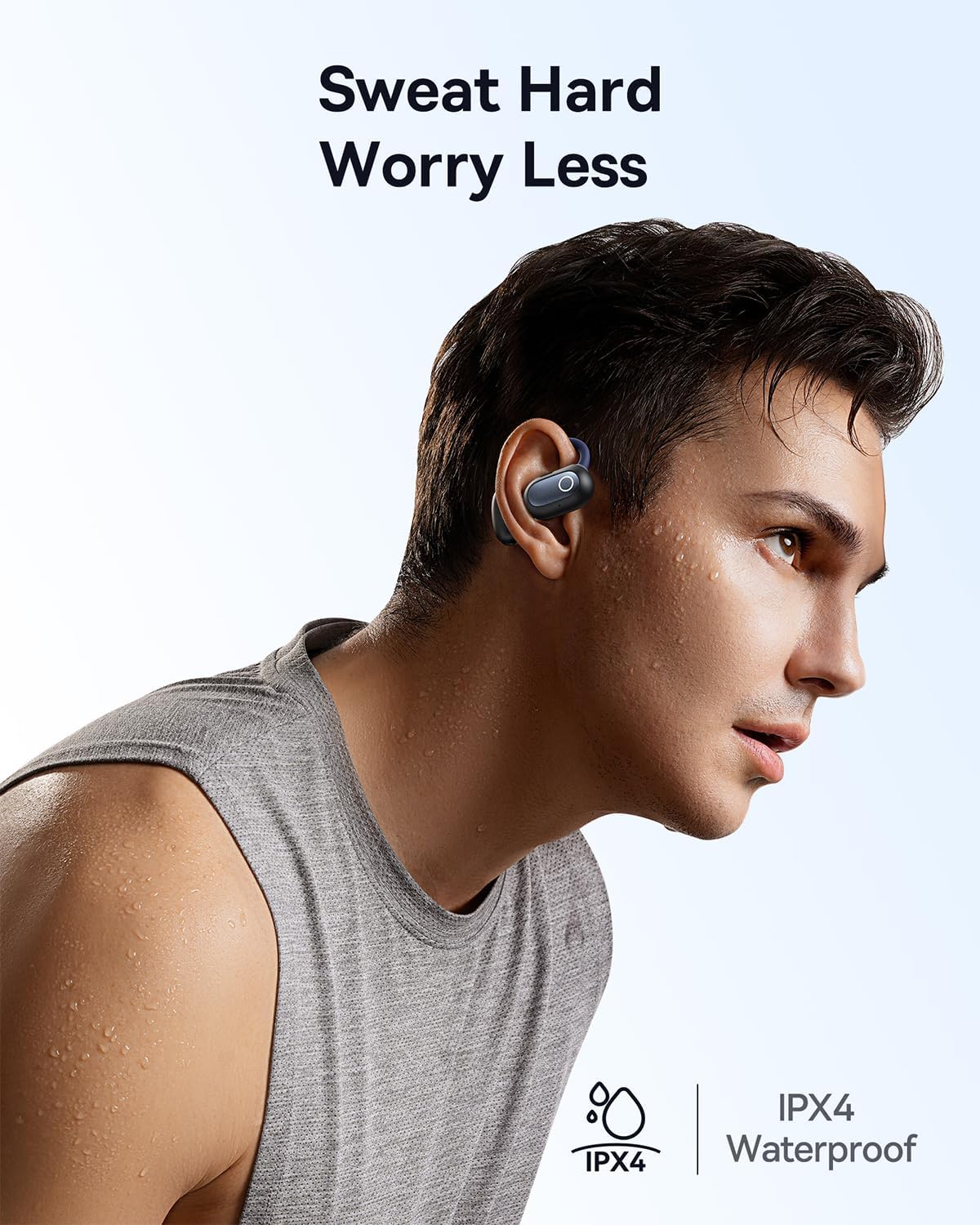 Baseus Headphones Open Ear TWS Eli Sport 1 Black