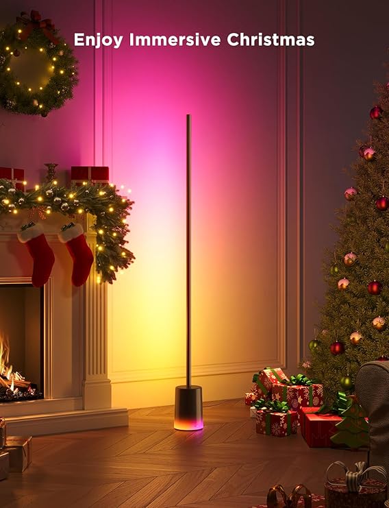 Govee H607C Lamp Floor Smart RGBICWW Supports Matter Floor Lamp 2 Black