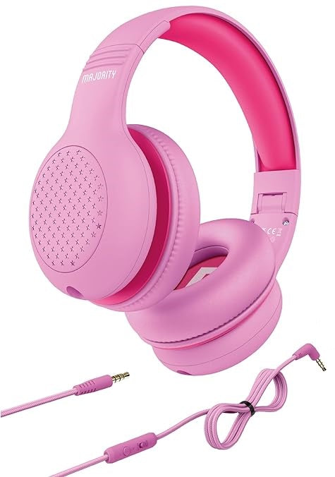 Majority SUPERSTAR Kids Over Ear Headphones Pink