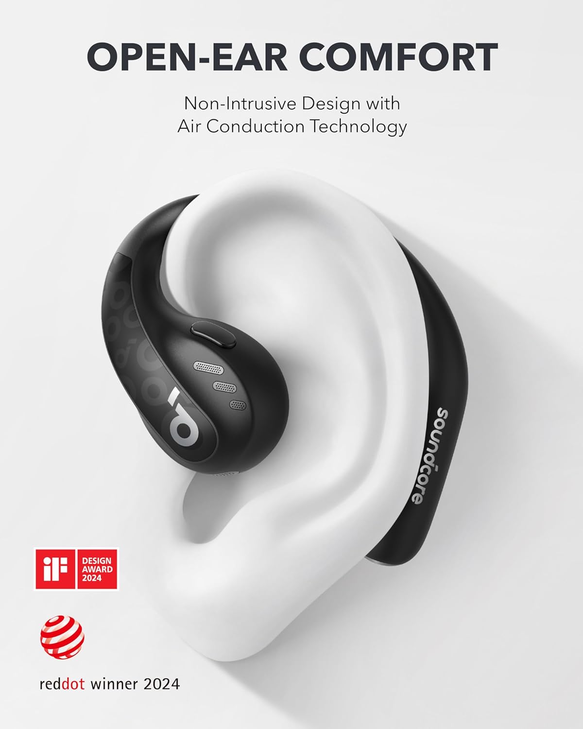 Anker Soundcore TWS Earphones Open Air AeroFit PRO Black