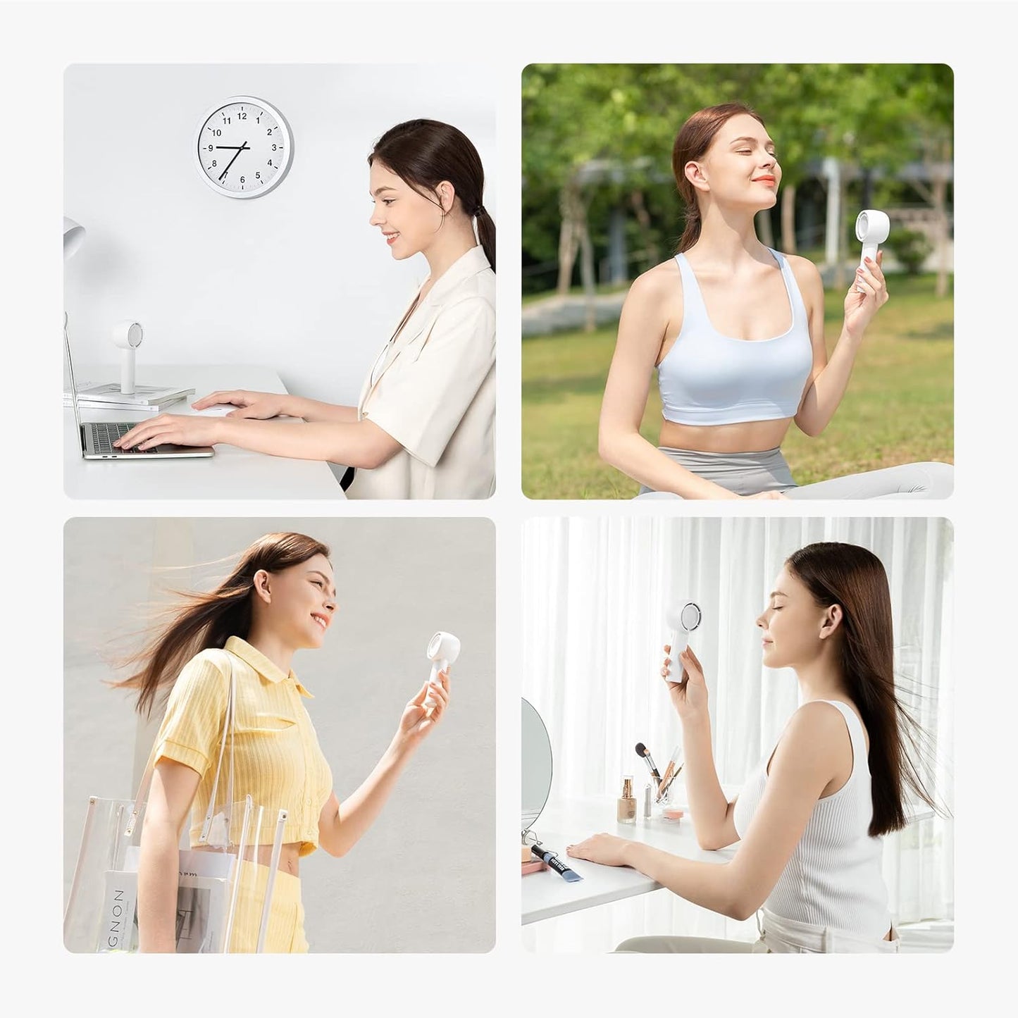 Jisulife FA42 Portable Personal Fan White