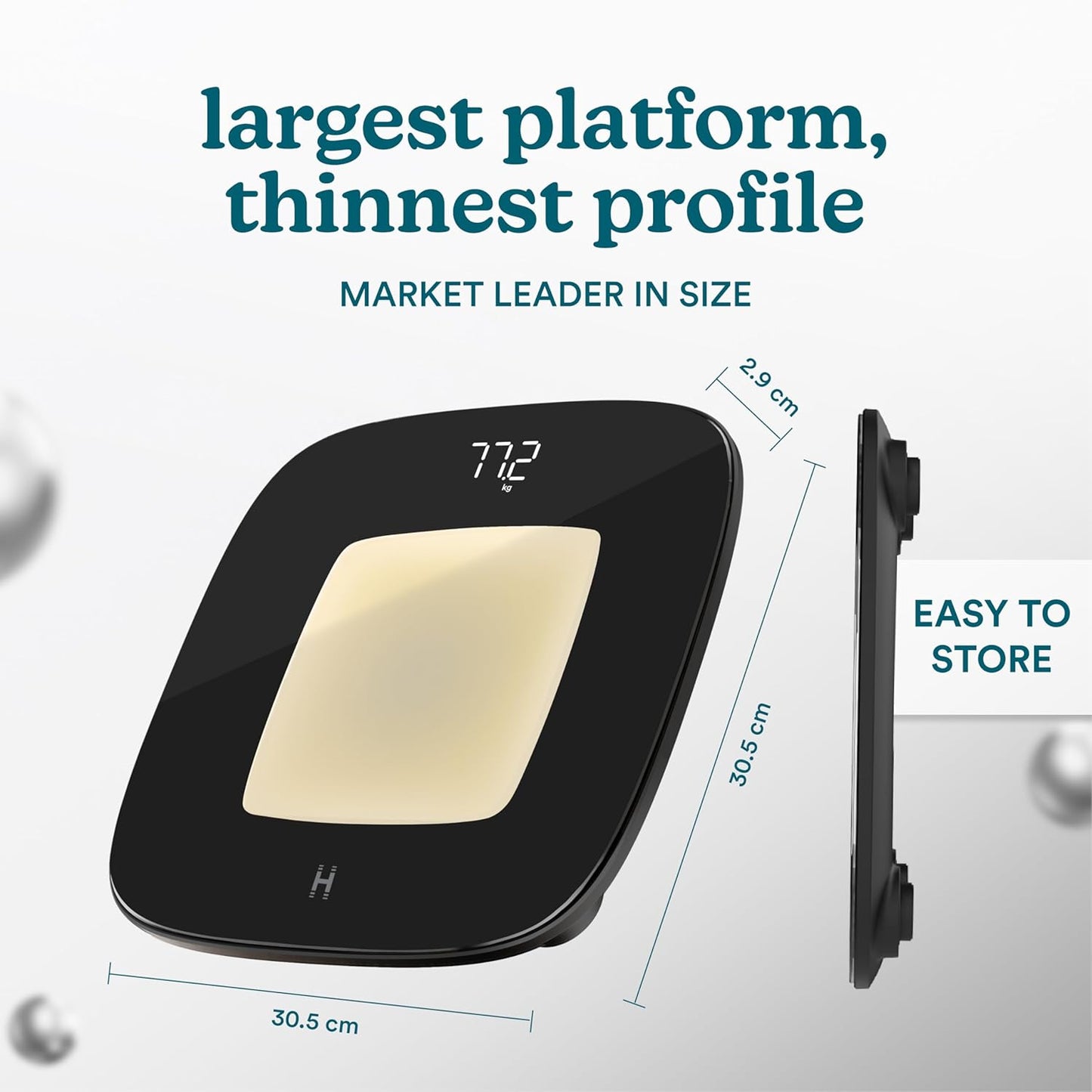 HoMedics SCL-B100 Body Scale Glo Essential Black