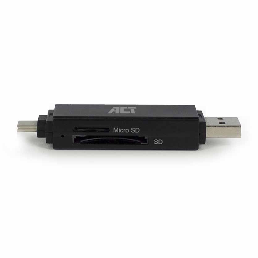 ACT AC6375 USB-C/USB-A 3.0 CARD READER