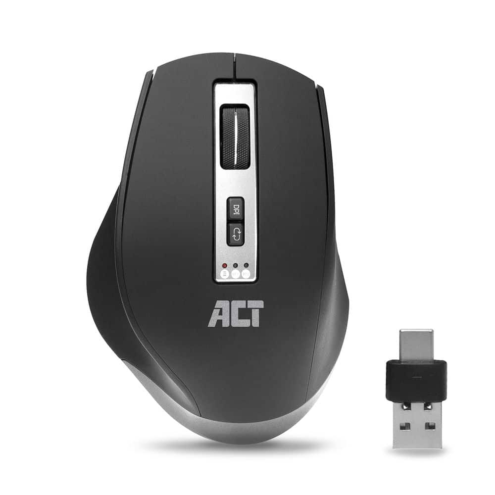 ACT, AC5145 MOUSE WIRELESS MULTI-CONNECT BT UPTO 2400DPI BLACK
