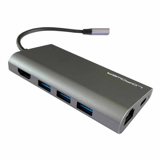 LC-POWER, LC-HUB-C-MULTI-5 USB-C HUB WITH CARD READER