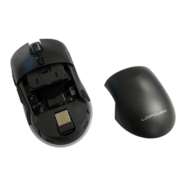 LC-POWER, LC-M900B-C-W WIRELESS GAMING MOUSE BLACK 2.4GHz 1-19K DPI 125-1000HZ,