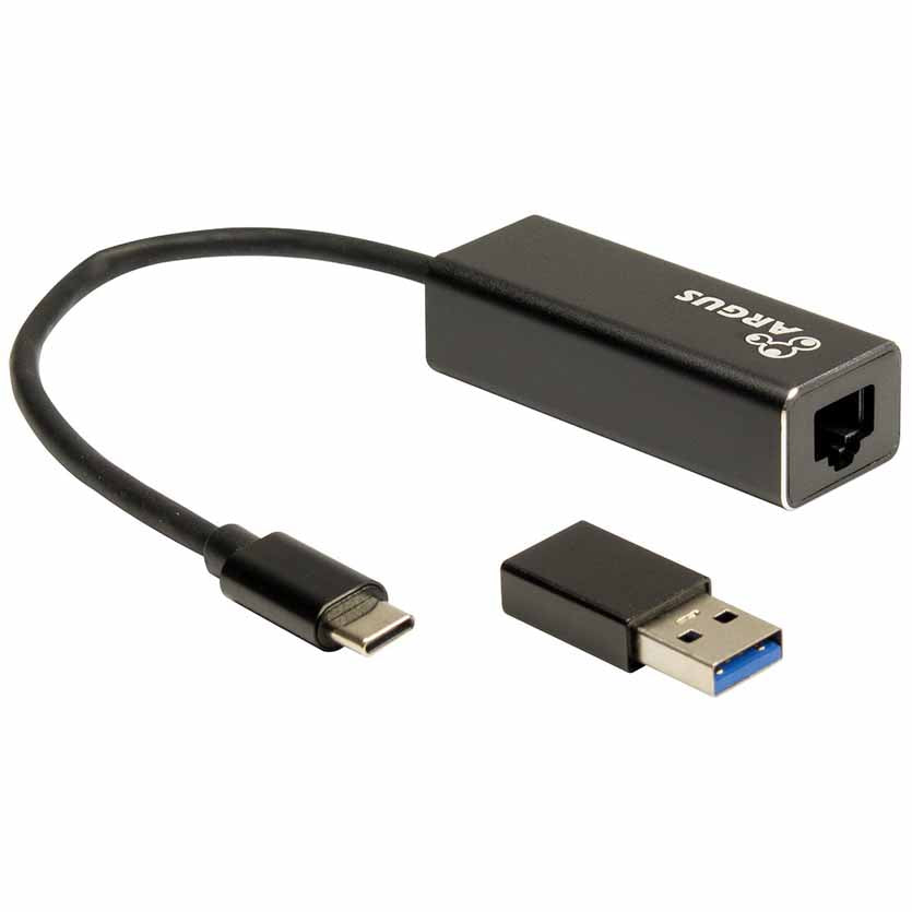ARGUS, IT-732 USB-C 3.1/USB 3.0 TO GIGABIT LAN 2,5GBIT ADAPTER