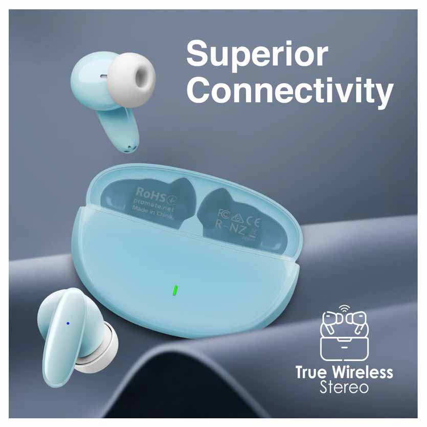 PROMATE LUSH.BLUE EARPHONES ACOUSTIC IN-EAR TWS