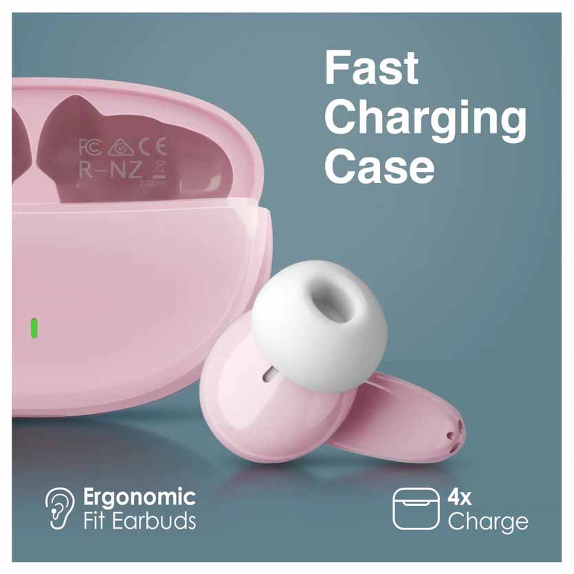 PROMATE LUSH.PINK EARPHONES ACOUSTIC IN-EAR TWS (Copy)