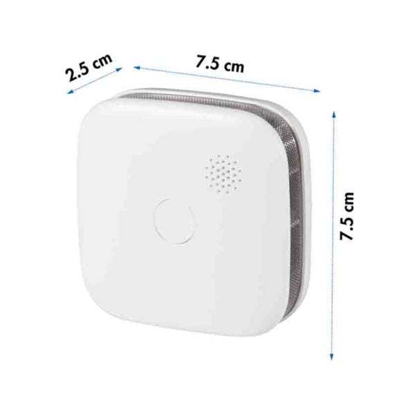 LOGILINK SC0018 SMOKE DETECTOR, >85dB, PHOTOELECTRIC, 10-YEAR BATTERY LIFE, WHITE