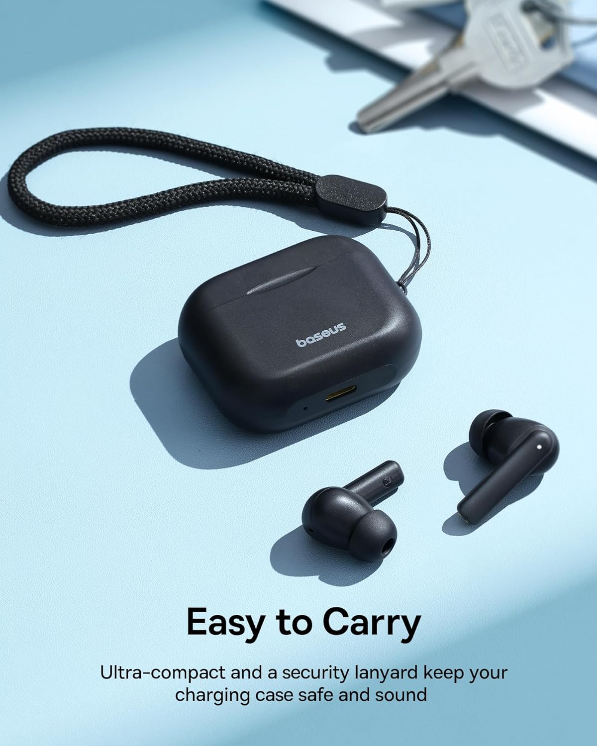 Baseus E17 Headphones In Ear TWS Bowie White