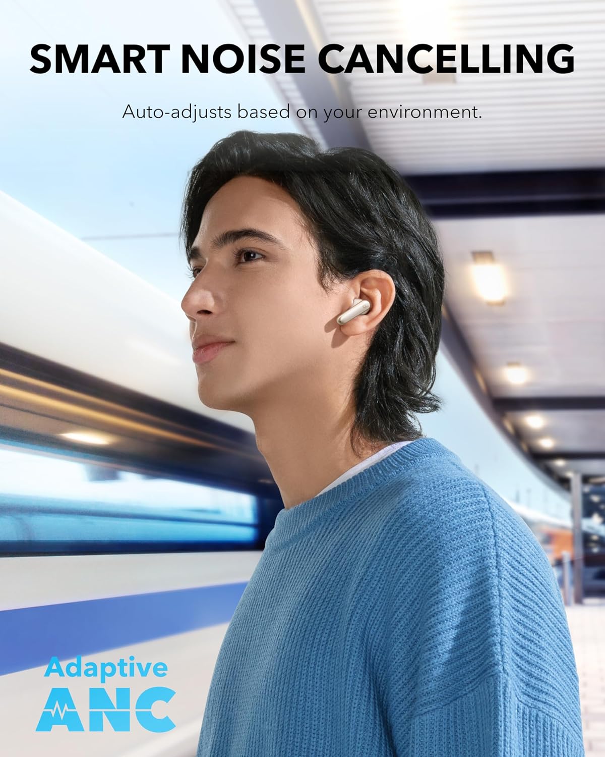 Anker P40i Soundcore TWS Earphones ANC White