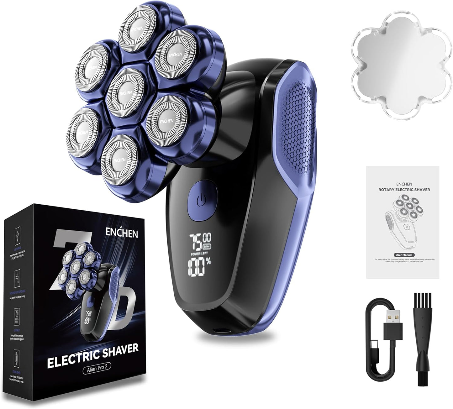 Enchen Hair Clipper Alien Pro 2 USB-C 800mAh Black