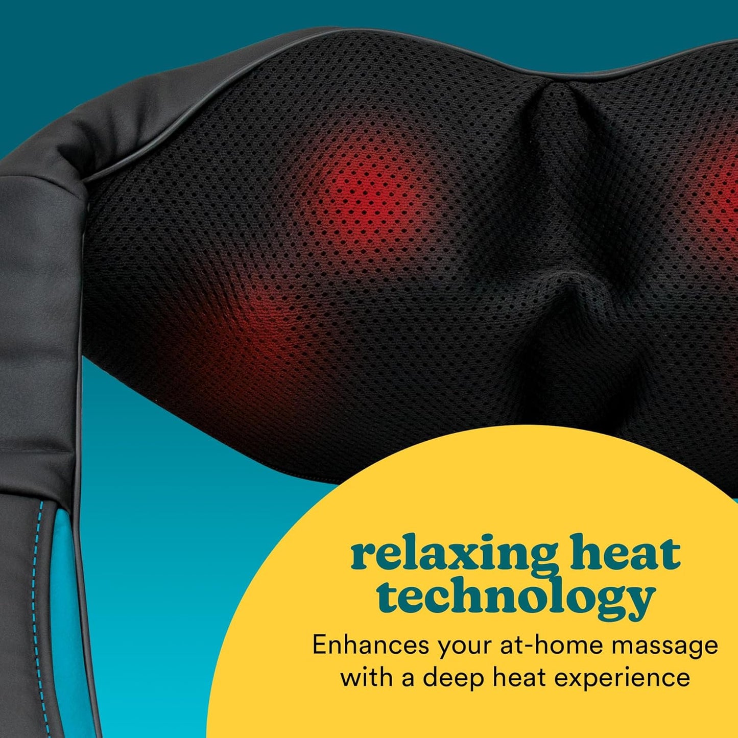 HoMedics NMS-50H Massage Neck-Shoulder Shiatsu Wireless Rechargeable