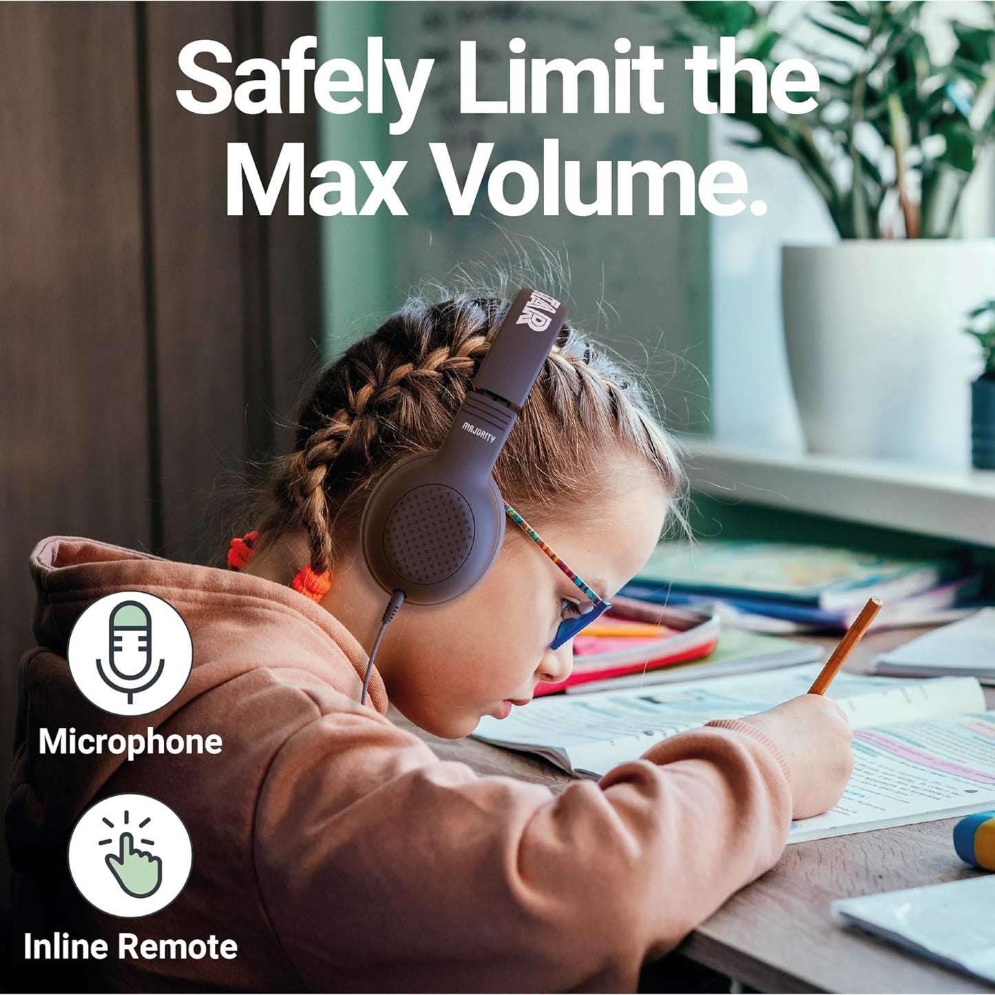Majority SUPERSTAR Kids Over Ear Headphones Pink
