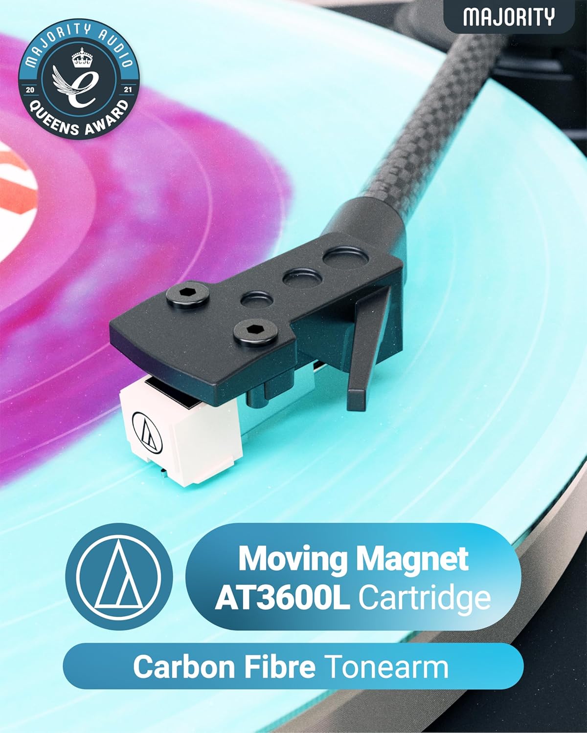Majority Turntable STYLO Superior Quality Audiophile