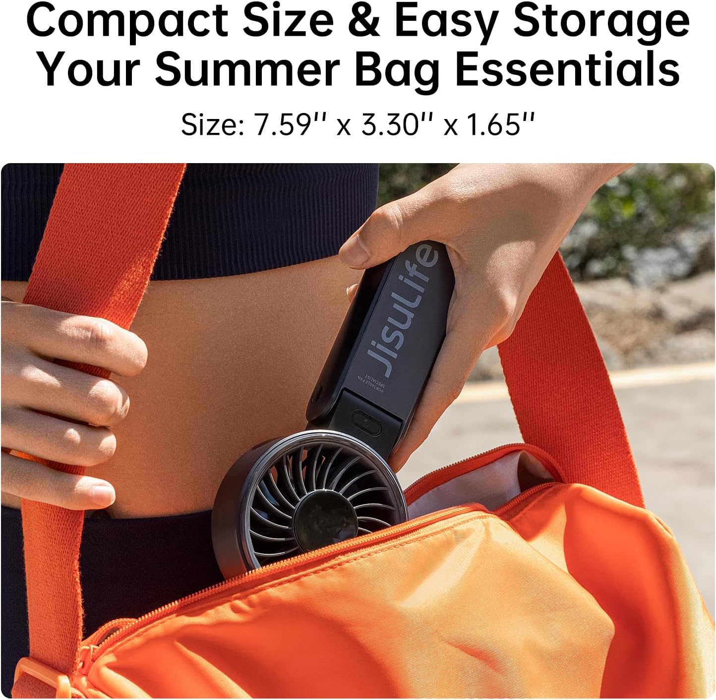 JisuLife Handheld Fan 7 3600mAh Black